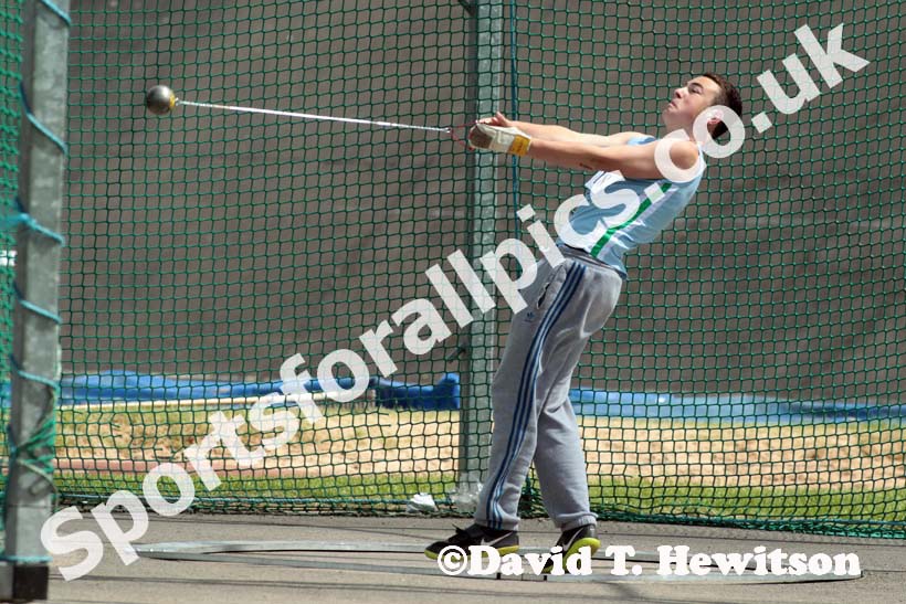 Hammer event at the Annual Inter-Counties Schools, Cleveland v Cumbria v Durham v Northumberland at Claireville Stadium, Middlesbrough